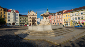Město připravuje obnovu kašny na Masarykově náměstí