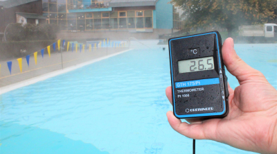Aquapark: Využijte venkovní bazén, je nejen pro otužilce