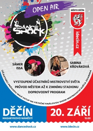 Danceshock roztančí v září Děčín, přijedou tisíce tanečníků