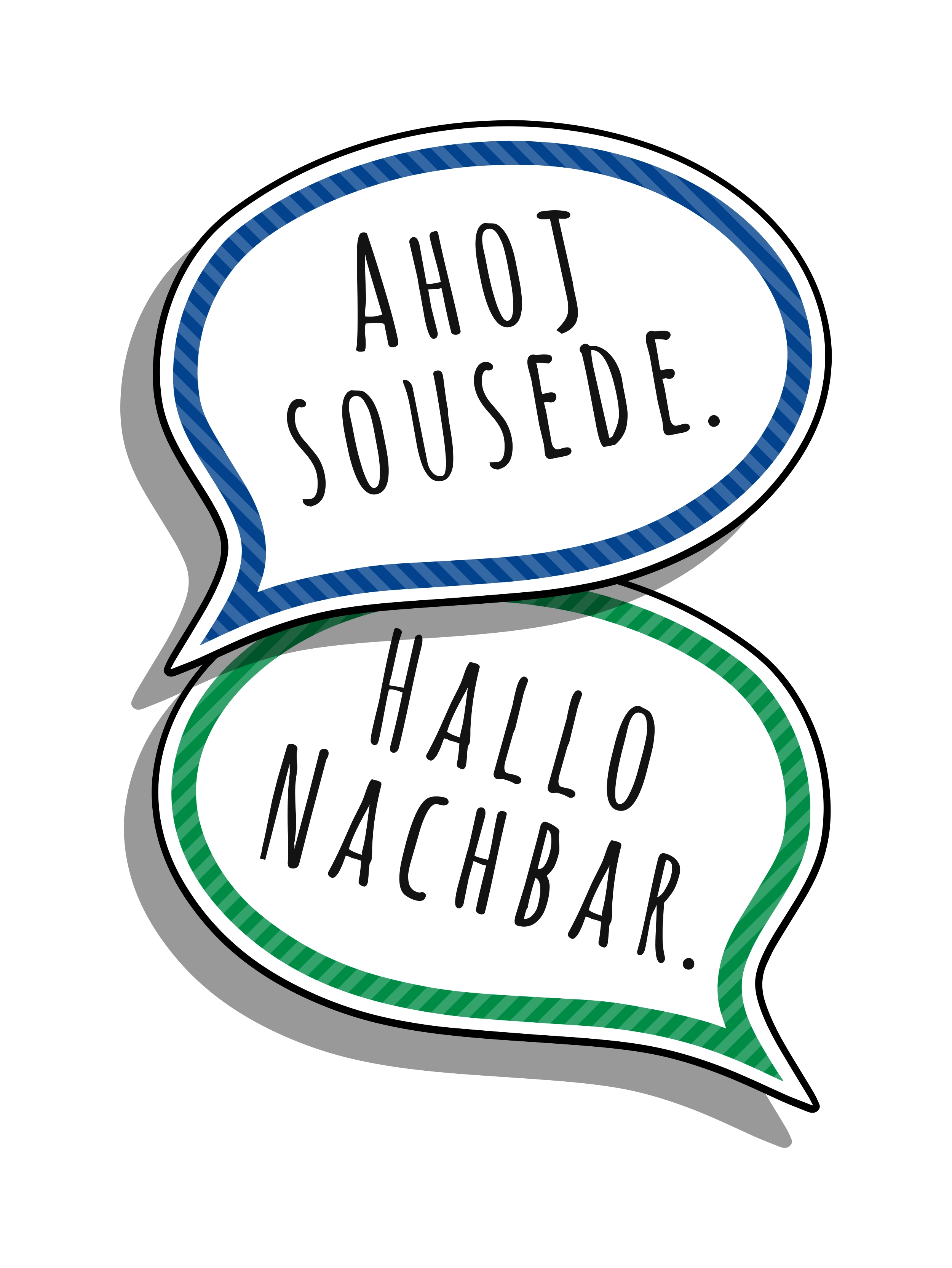 ahoj sousede hallo nachbar col