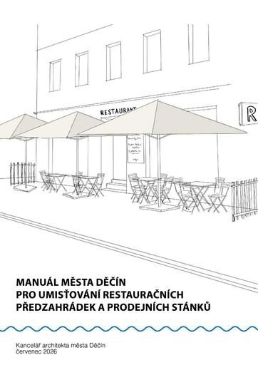 Manuál pro umisťování předzahrádek a prodejních stánků