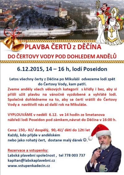 6. 12. Čertovská plavba