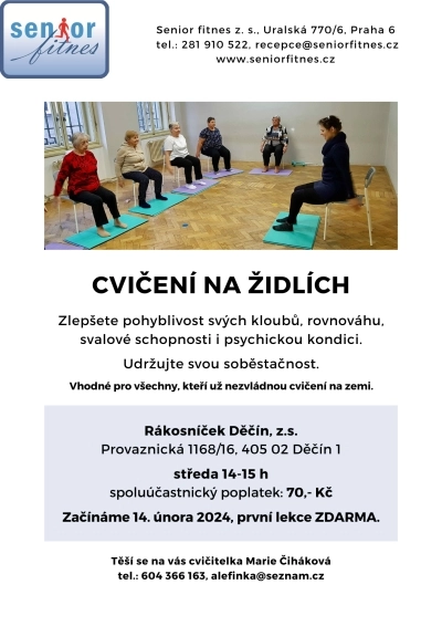 Nové cvičení pro seniory
