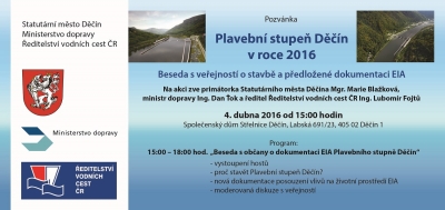 Beseda o Plavebním stupni Děčín