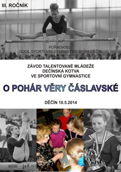 Gymmnastky budou soutěžit o pohár Věry Čáslavské