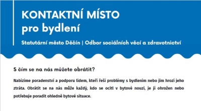 Nové Kontaktní místo poradí lidem v oblasti bydlení