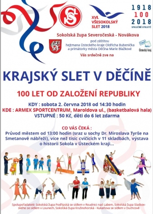 Do Děčína se sjedou Sokolové z celého kraje