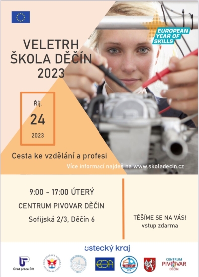 VELETRH ŠKOLA DĚČÍN 2023 - Cesta ke vzdělání a profesi