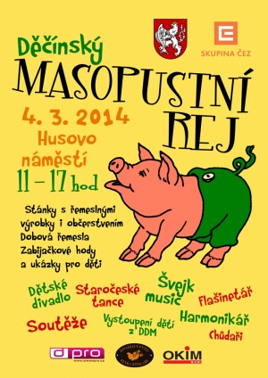 Masopust na Husově náměstí 4.3.2014