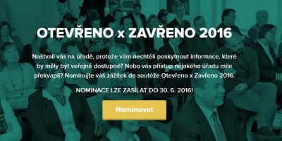Otevřeno x Zavřeno: Nominujte své zážitky s úřady!
