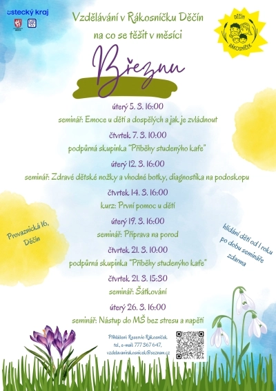 Březnový program v Rákosníčku