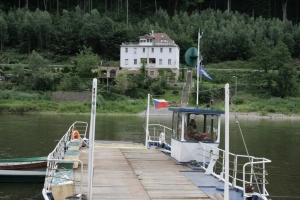 Přívoz v Dolním Žlebu je opět v provozu