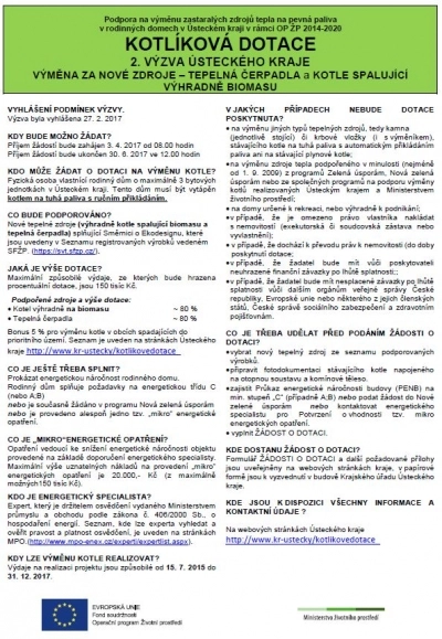 Pozvánka na informační seminář ke Kotlíkové dotaci