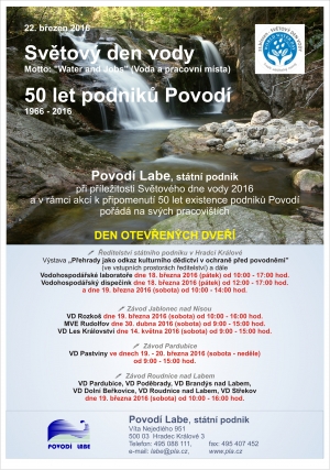 Povodí Labe pořádá Den otevřených dvěří