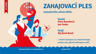 Zahajovací ples statutárního města Děčín se blíží