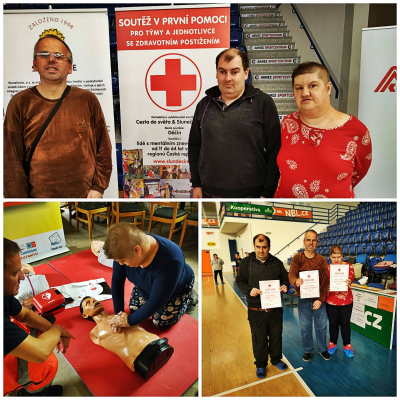 Klienti denního stacionáře uspěli na soutěži v první pomoci