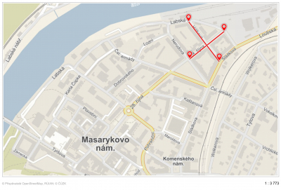 Pokládka finálních povrchů v ul. 28. října a ul. Hálkova dne 13. 7. 2020