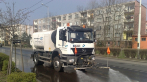 Od dubna probíhá čištění komunikací po zimním období