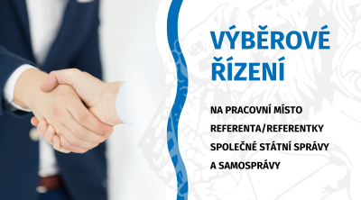 Volné pracovní místo: REFERENT/REFERENTKA SPOLEČNÉ STÁTNÍ SPRÁVY A SAMOSPRÁVY (PŘESTUPKY V OBLASTI MAJETKU, OBČANSKÉHO SOUŽITÍ A VEŘEJNÉHO POŘÁDKU)