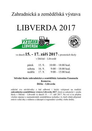 Zahradnicko-zemědělská výstava Libverda 2017