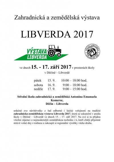 Zahradnicko-zemědělská výstava Libverda 2017