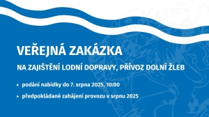 Město hledá provozovatele přívozu v Dolním Žlebu