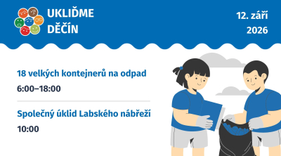 Ukliďme Děčín: Město chystá kontejnery i společný úklid Labského nábřeží
