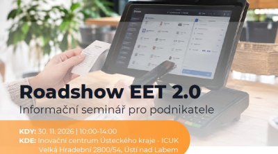 Informace pro podnikatele: Seminář k zavedení EET 2.0
