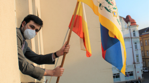 Děčín vyvěsil vlajku na podporu Tibetu