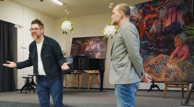 Lidé se ve sbírce složili na obraz „Děčín je Děčín“, ten nyní patří městu