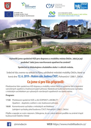 Seznamte se s vizí dopravy a mobility města Děčína