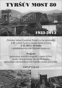 Tyršův most slaví 80. narozeniny