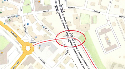 Částečná uzavírka podjezdu železničního mostu na Kamenické ulici