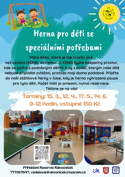 Herna pro děti se speciálními potřebami