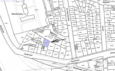 Oznámení o konání dohadovacího řízení na pozemek p.č. 2140 o výměře 302 m2 k.ú. Děčín