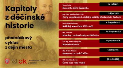 Přednáškový cyklus Kapitoly z děčínské historie nabídne 7 zastavení v dějinách regionu
