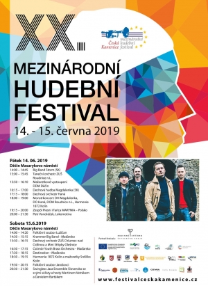 Mezinárodní hudební festival zavítá do Děčína 14. a 15.6.