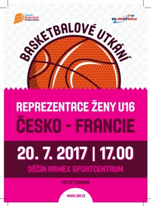 Sparing basketbalových kadetek ČR a Francie v Děčíně