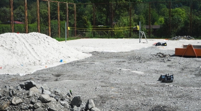 U dopravního hřiště vzniká komunitní beachvolejbalová aréna