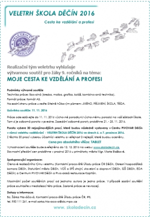 Výtvarná soutěž na téma Moje cesta ke vzdělání a profesi