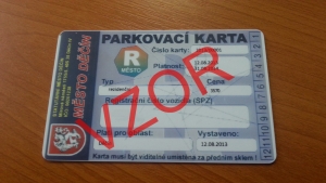 Parkovací karty - změna prodejního místa