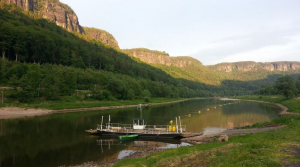 Přívoz v Dolním Žlebu je dočasně mimo provoz