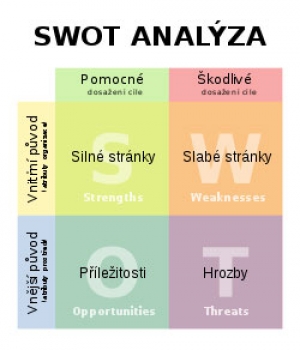SWOT analýzy - formuláře pro různé oblasti