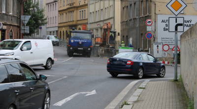 Dopravní omezení v křižovatce ulic Teplická a Pivovarská 26.7.- 4.8.2021