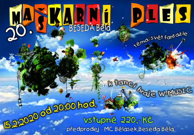 20. maškarní ples - Beseda Bělá