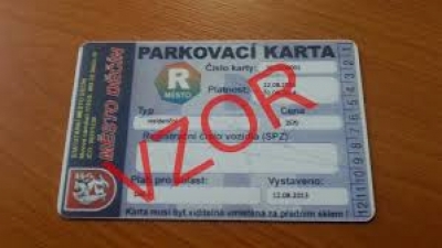 Prodej parkovacích karet i v budově magistrátu v Děčíně I