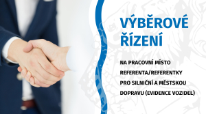 Volné pracovní místo: REFERENT/REFERENTKA PRO SILNIČNÍ A MĚSTSKOU DOPRAVU (EVIDENCE VOZIDEL)