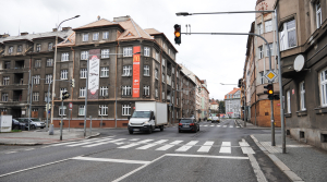 Oprava semaforu na Podmokelské ulici